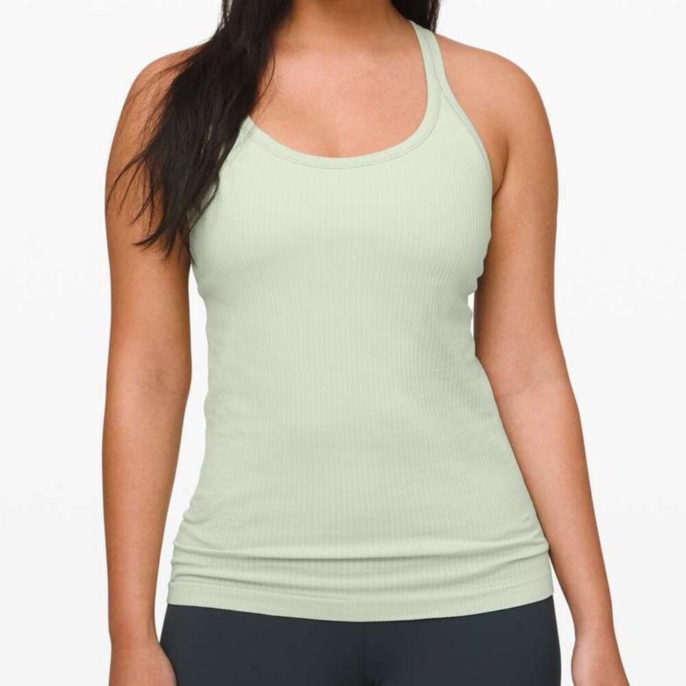 Lululemon Ebb to Street Tank Top Light Green